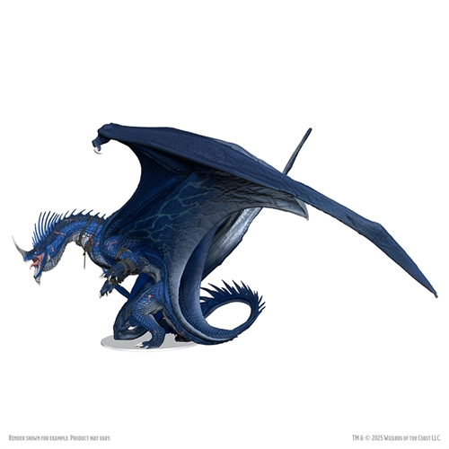 DnD - Anthradusk, Ancient Blue Dragon - Icons of the Realms Premium DnD Figur